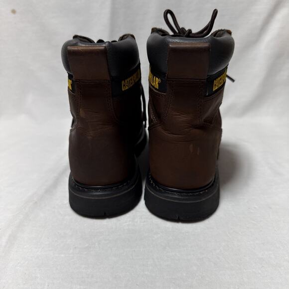 CAT Caterpillar Men\'s Soft Toe Lace Up Work Boot, Dark Brown P72593 size 9.5 main image 4